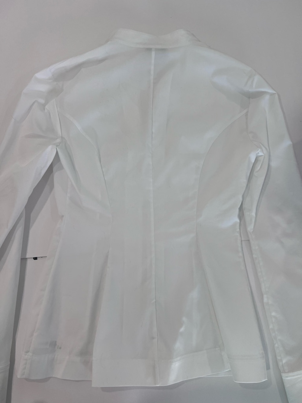 Khy White Zip-Front Fitted Button-Down Shirt - Picture 3 of 5